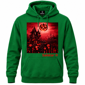 Wholesale <b>Halloween</b> Party Heavy GSM Fabric Hoodie Custom Printed Pullover <b>Sweatshirt</b> Private Label OEM ODM - Product Image 3