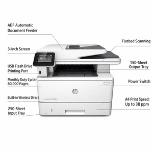 Stampante Laser Multifunzione <span class=keywords><strong>HP</strong></span> <span class=keywords><strong>LaserJet</strong></span> <span class=keywords><strong>Pro</strong></span> M428fdw ad Alta Velocità 40ppm con Scansione Fronte-Retro a Passaggio Singolo per Ufficio - Product Image 2
