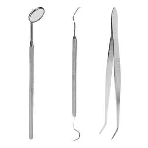 Kit de Examen Dental de Primera Clase - Juego de Diagnóstico Ergonómico de 3 Piezas con Empuñadura Ergonómica, Certificación de Calidad Personalizada, 1 Año de Garantía - Product Image 3