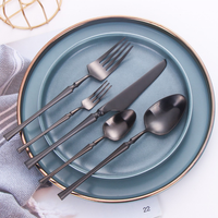 Ensemble de couverts de luxe vintage haut de gamme pour cuisine, couteaux de chef à manche forgé 18/10, acier inoxydable 304, écologique et durable