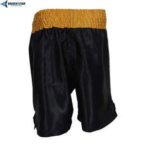 Custom Logo Men’s Boxing Shorts Lightweight Breathable Polyester Muay Thai Training Fight Shorts Wholesale - Product Image 2