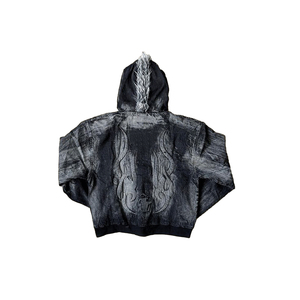 Oversized Hooded Sweatshirt <b>Men</b> Fleece Embroidered Logo Solid Color Casual Autumn Wear Pocket Design Regular Fit - Product Image 4