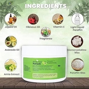 Pommade coiffante pour cheveux 100% naturelle et biologique |   Fixateur à tenue moyenne hydratant végétalien sans silicone |   Finition mate non grasse - Product Image 3