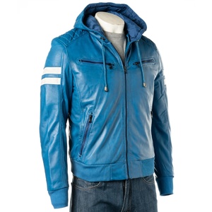 High Quality Men's Genuine Fashion <b>Leather</b> <b>Jacket</b> Latest Design with <b>Long</b> Sleeve Breathable and Quick Dry Fashion <b>Leather</b> <b>Jacket</b> - Product Image 1