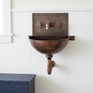 copper sink handmade designer piece copper <b>basin</b> artisan luxury item copper sink premium handcrafted decor copper <b>basin</b> superior - Product Image 4