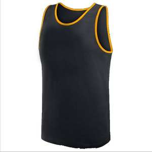 เสื้อกล้ามออกกำลังกายผู้ชายดีไซน์สปอร์ตสุดเท่ ปี 2025 แห้งเร็ว ผ้าฝ้าย คุณภาพสูง ปรับแต่งได้ ราคาขายส่ง - Product Image 2