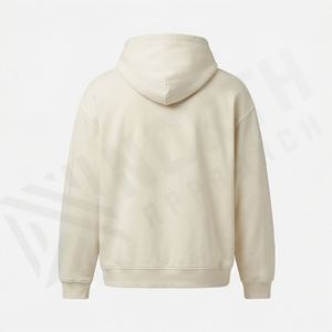 Hoodie surdimensionné élégant pour homme, design vintage délavé avec poche avant, confortable, personnalisable pour l'hiver. - Product Image 2