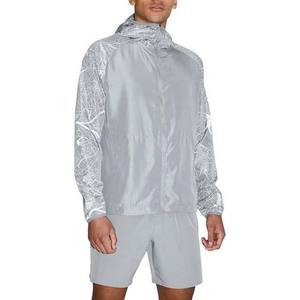 OEM Custom logo Men's Waterproof Reflective Windbreaker Nylon Polyester Zip up <b>Track</b> <b>Jacket</b> and Pants Set Tracksuit - Product Image 2