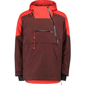Chaqueta de Esquí Impermeable para Hombre con Capucha, Diseño Color Block, Aislamiento Sintético, Gore-Tex, Cortavientos, para Deportes de Nieve - Product Image 1