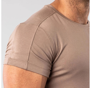Factory Custom High Quality Mens Vintage Casual Muscle Regular Fit O-Neck Short Sleeve 280g Gym T-Shirt Quick Dry Breathable - Product Image 6