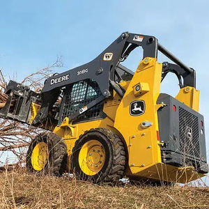 Chargeuse sur pneus John Deere d'occasion, moteur puissant, équipement de construction polyvalent - Product Image 5