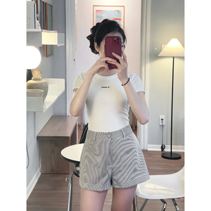 Shorts sculptants respirants pour femmes de haute qualité, taille haute, fermeture boutonnée, coupe ample, plusieurs couleurs en stock, qualité supérieure, fabriqué au Vietnam - Product Image 5