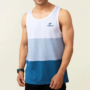 Débardeur de sport pour homme, dernier design, en tissu extensible, pour la musculation et les routines de fitness. - Product Image 2