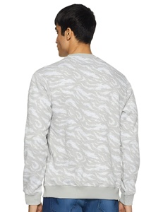 Sweat-shirt à col rond surdimensionné pour homme de haute qualité avec logo personnalisé, en molleton de coton, streetwear décontracté, OEM - Product Image 4