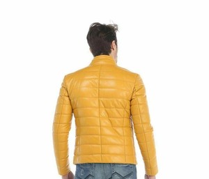 Veste en cuir de haute qualité pour hommes, très élégante et stylée - Product Image 2