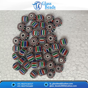 Cuentas de Vidrio Estrella Artesanales Personalizadas, Estilo Africano, Venta al por Mayor Directa de Fábrica, Cuentas Espaciadoras Sueltas a Granel - Product Image 5