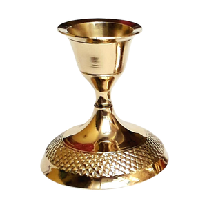 High Quality Brass Vintage <b>Small</b> <b>Candle</b> Holder With Polish Finished For Home Decoration Metal <b>Candle</b> Holder For Table Top Decor - Product Image 5