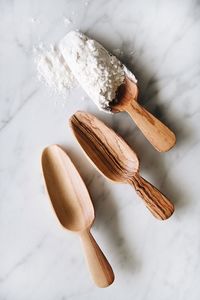 Juego de Cucharas de Madera de Mango Hechas a Mano Multiusos para Servir Sopa, Ensalada, Postre y Café - Product Image 4