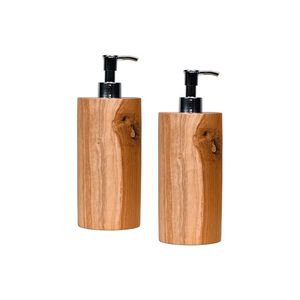 Ensemble d'accessoires de salle de bain en bois blanc minimaliste, style moderne pour les fournitures de bain et de toilette - Product Image 3
