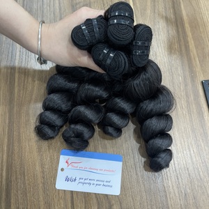 ผมมนุษย์บริสุทธิ์จากเวียดนามเป็นลอนแบบหลวมผมต่อแบบไม่พันกัน - Product Image 3