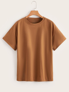 <b>Top</b> Ranking Plain Heavy Cotton 250 280 320g Tshirt Men Custom Print logo <b>Mock</b> <b>Neck</b> Blank t Shirt Oversize Men's T-shirt for Men - Product Image 5