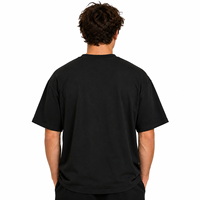 T-shirt imprimé DTF personnalisé 220GSM 100% coton, tee-shirt graphique surdimensionné streetwear OEM