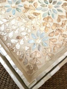 ชุดถาดสี่เหลี่ยมมุกสองใบ เครื่องเคลือบเงาคุณภาพสูง - Product Image 2
