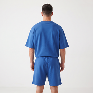 Nouvel ensemble de survêtement 2 pièces pour homme, collection été, coupe ample, avec t-shirt à manches courtes et short de jogging, personnalisable avec logo – Vente chaude - Product Image 3