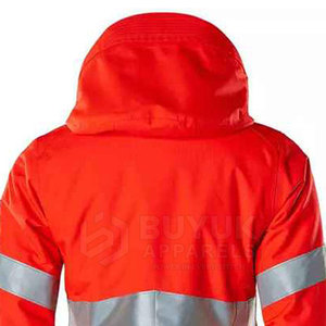 Chaqueta de Seguridad de Alta Visibilidad Reflectante, Impermeable, Transpirable, Protección Contra Incendios, Industrial, para Exteriores, 100% Poliéster - Product Image 6