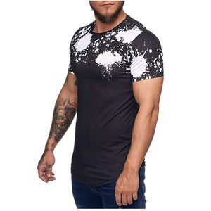 Camisetas de Hombre Hechas a Medida, de Secado Rápido, Transpirables, de Punto Sólido, de Poliéster y Algodón, Tallas Grandes, con Estampado por Transferencia de Calor - Product Image 1