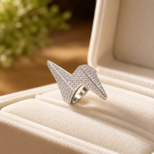 Hip Hop Moissanite Engagement <b>Ring</b> 14K Plated Rose <b>Gold</b> Solitaire Wedding <b>Ring</b> Brilliant Round Diamond Men's <b>Ring</b> - Product Image 4