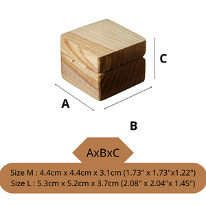 Boîte à bague de fiançailles, boîte à alliances, boîte de demande en mariage, boîte à alliances pour le porte-alliances, boîte à alliances en bois, boîte à alliances pour anniversaire - Product Image 4