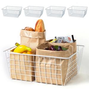 Panier de rangement industriel en métal maillé, grand organisateur de linge pour la maison - Product Image 6