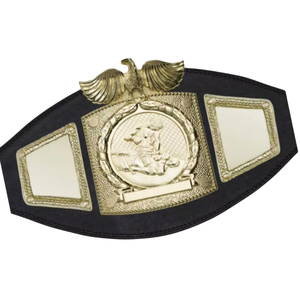 Ceinture de championnat WWW avec emblème d'aigle doré, ceinture de titre en cuir de qualité supérieure pour les sports et les collectionneurs - Product Image 3