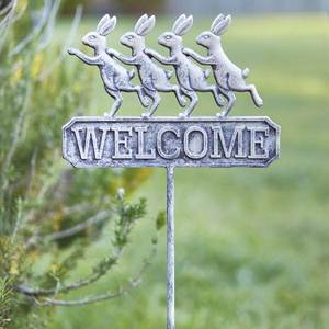 No Picking Please Garden Stake Metal Sign Outdoor Decor Simple Style Rustic Flower Design Garden Art - Product Image 4