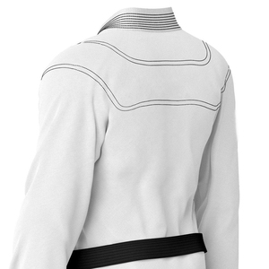 Kimono de Jiu Jitsu Brasileño Personalizado, en Oferta, Duradero y Ligero, Uniforme de BJJ de Poliéster/Algodón con Opción de Logotipo Frontal - Product Image 6