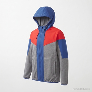 Veste coupe-vent softshell personnalisée, doublée de polaire thermique, veste tactique de randonnée en plein air pour hommes - Product Image 4
