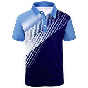 Polo de golf pour homme de qualité supérieure, matière douce, haut de sport décontracté pour l'entraînement, polo de golf - Product Image 1