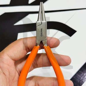 Wholesale Heavy Duty Jewelry Making Round Nose Pliers Stainless Steel Precision <b>Wire</b> Looping Pliers Jewelry <b>Craft</b> Repair Tool - Product Image 3