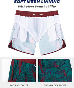 Breathable Sublimated Running <b>Shorts</b> Men’s Full Color Print Quick Dry Athletic Apparel for Professional Runners 2026 - Product Image 3