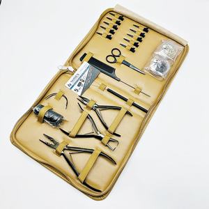 Multi Functional <b>Hair</b> Extension Pliers Plasma Black Color Coated <b>Hair</b> <b>Tools</b> Kit for <b>Hair</b> <b>Styling</b> Sustainable Stainless Steel - Product Image 4