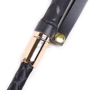 Fouets légers en acier inoxydable et cuir PU pour l'équitation, accessoires sportifs personnalisables - Product Image 5