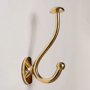 Gancho de pared artesanal de latón para una organización elegante del hogar, que ofrece un almacenamiento colgante confiable para el uso diario en el hogar. - Product Image 2