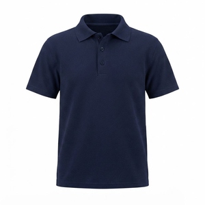Boys High School Uniform Jersey Polo Shirt Children Plain Orange 100% Polyester Machine Washable Schoolwear - Product Image 4