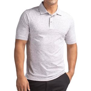 Camisa de Golf de Manga Corta para Hombre, Elegante, Casual, con Patrón Sólido, 100% Algodón, Antiarrugas, de Primera Calidad - Product Image 4