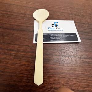 Cuchara de Té Artesanal de Hueso de Búfalo, Vajilla Hecha a Mano, Cuchara de Hueso de Búfalo de Lujo para Uso en Restaurantes y Hoteles - Product Image 5