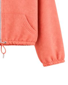 Sudadera corta de forro polar verde lima con cremallera completa para mujer, cuello polo, bolsillos delanteros, dobladillo con cordón ajustable, estilo casual y cálido para la calle - Product Image 6