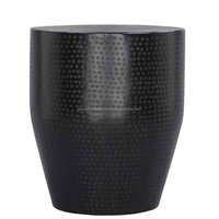 Table d'appoint en aluminium au design traditionnel artisanal, écologique, pliable, de haute qualité, tabouret ottoman pour la maison, décoration de chambre