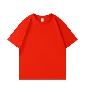 Men's <b>Plain</b> <b>Pink</b> Short Sleeve O-Neck <b>T</b>-<b>Shirt</b> 100% Cotton Regular Fit Casual Knitted Fabric Solid Color - Product Image 6
