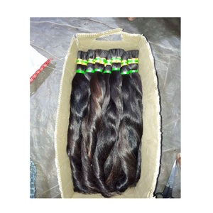 Extension de cheveux indiens vierges à 100 % Hamson, double trame, cuticules alignées, sans nœuds, sans perte, 100 g, provenance d'un seul donneur, ondulée - Product Image 6